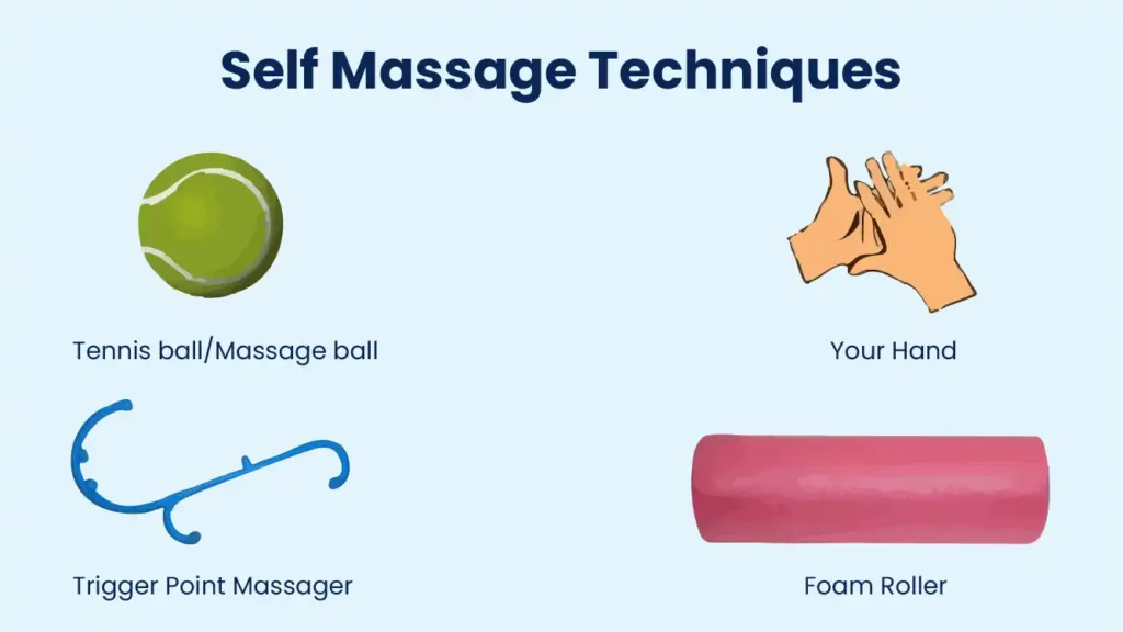 Self-massage techniques: