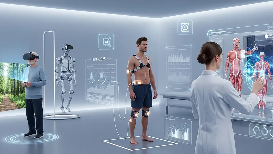 AI in Physiotherapy How VR & Wearables Are Revolutionizing Rehab in 2025