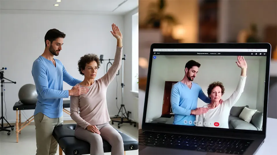 In-Person vs Online Physiotherapy