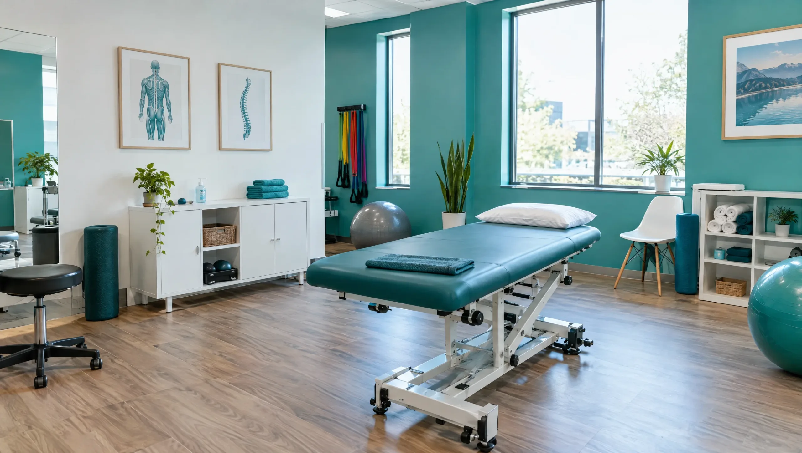 Physio Rehab Solution physiotherapy clinic treatment room in Rawalpindi