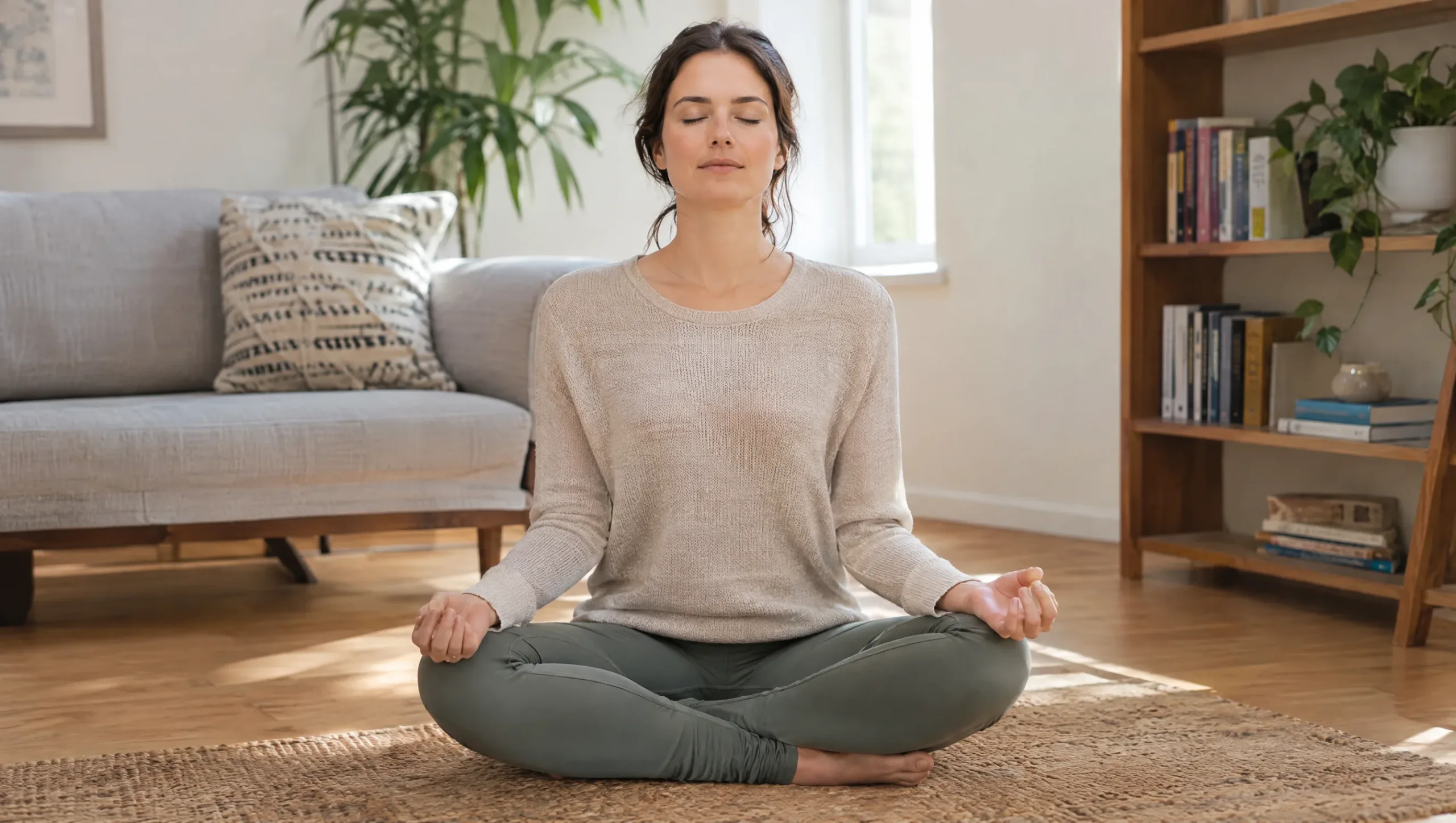 Pelvic floor breathing exercise after a C-section