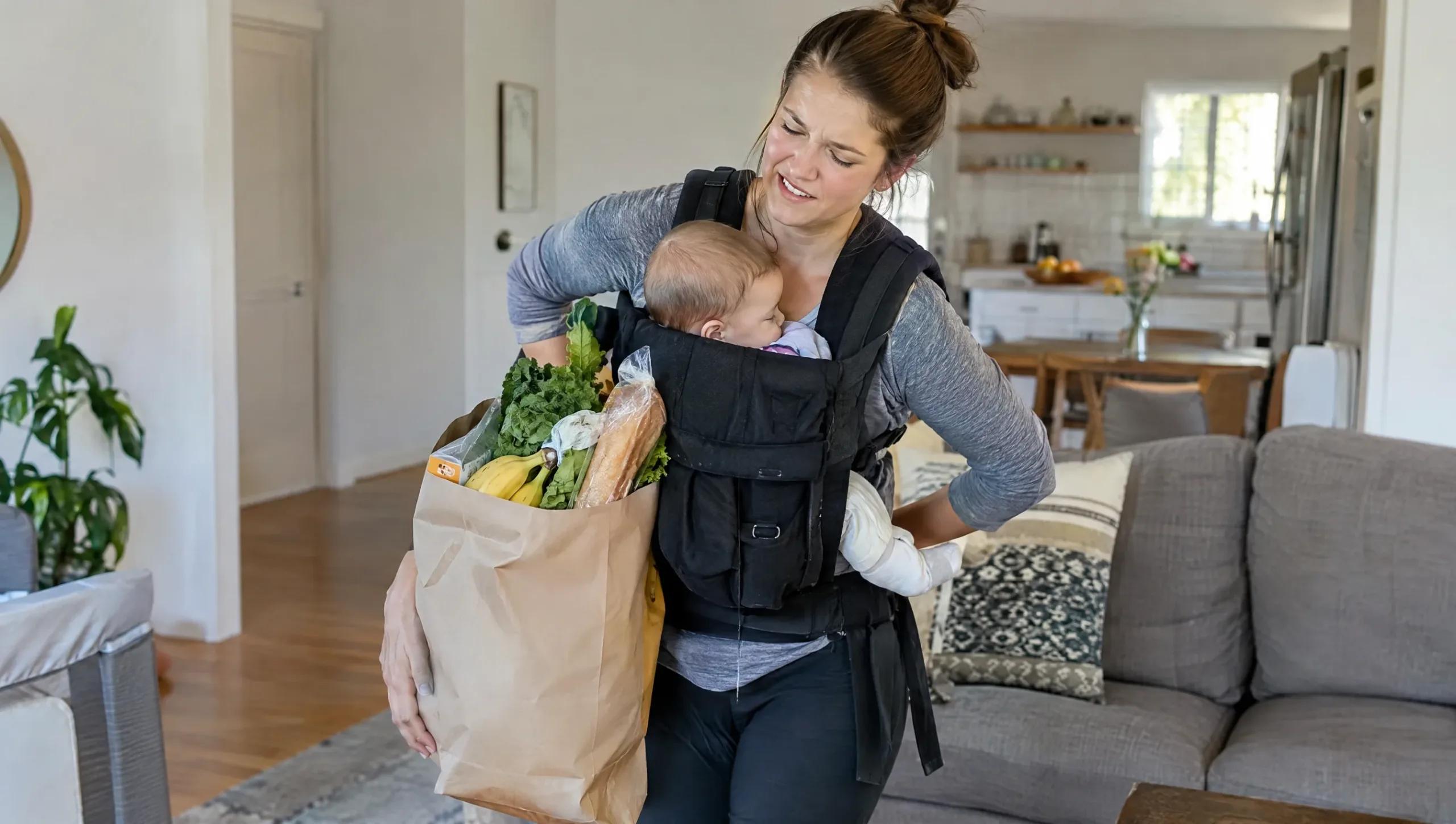Common mistake lifting heavy during C-section recovery