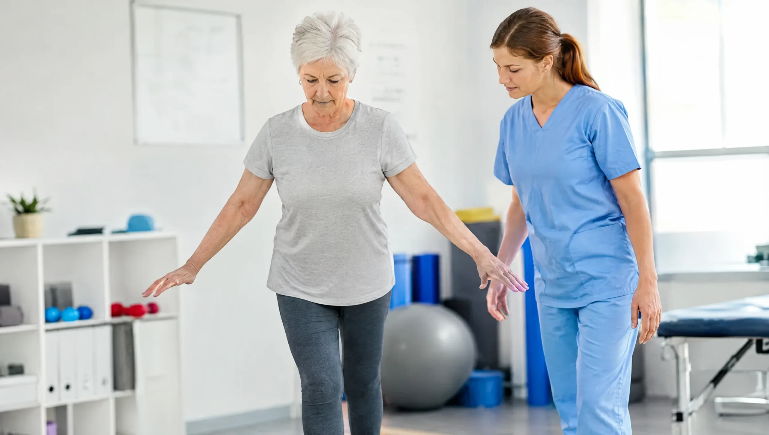 Balance physiotherapy seniors fall prevention assessment in Rawalpindi